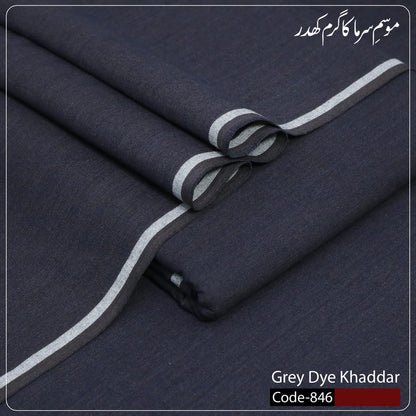 Grey Dye Khaddar